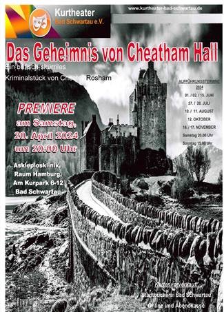 Interner Link: Zur Veranstaltung Das Kurtheater präsentiert: Das Geheimnis von Caetham Hall